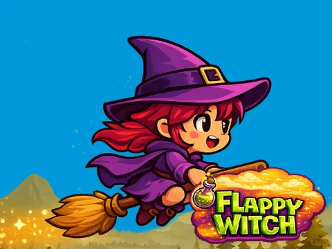 Play Flappy Witch Fly - Free Online Arcade