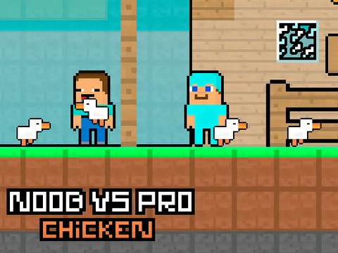 Play Noob vs Pro Chicken - Free Online Game